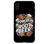Powered by Root Beer Mug Lovers Coque pour iPhone XS Max