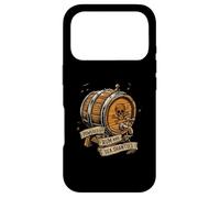 Powered by Rum & Sea Shanties Pirate Skull Design Coque pour iPhone 17 Pro