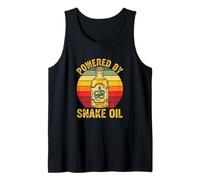 Powered by Snake Oil Funny Sarcastic Vintage Gag Cynic Débardeur