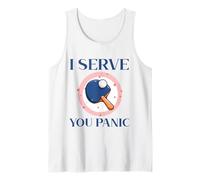 Powered by Spin & Bad Decisions Funny Retro Table Tennis Débardeur