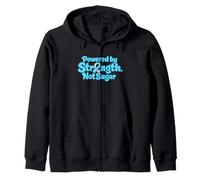 Powered by Strength Not Sugar Blue Ribbon Sensibilisation au diabète Sweat à Capuche