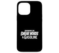 Powered by Swear Words Essence Car Mechanic Humour Coque pour iPhone 13 Pro Max