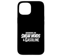 Powered by Swear Words Essence Car Mechanic Humour Coque pour iPhone 15