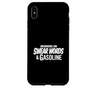 Powered by Swear Words Essence Car Mechanic Humour Coque pour iPhone XS Max
