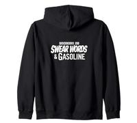 Powered by Swear Words Essence Car Mechanic Humour Sweat à Capuche