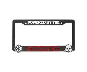 Powered by The Darkside for Star Wars License Plate Frame