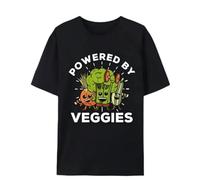 Powered by Veggies Design Men T Shirt Print Street Cotton Casual Tops & Tees Camisa
