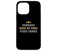 Powered by Video Gamer Jeu Militaire pour fête d'anniversaire Coque pour iPhone 13 Pro Max
