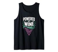 Powered by Wine Lover Design Funny Wine Lover Débardeur