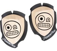 PowerFace Slider genoux Louis Special en bois imprimés, paire unisex marron