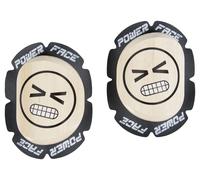 PowerFace slider genoux Louis Special en bois imprimés, paire unisex marron