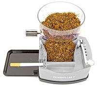 Powerfiller 3 avec Entonnoir XXL | Tubeuse électrique | Machine à Tuber Cigarettes avec Entonnoir | Machine électrique Automatique à Cigarettes Haut de Gamme (Plusieurs Couleurs : Argenté)