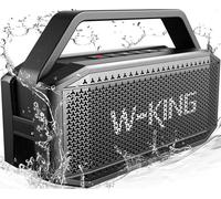 Powerful Bluetooth Speaker, 60W(100W Peak) Portable Waterproof Bluetooth Speaker Wireless Site Deep Bass/External Battery/Pairing/40H/Tf/Aux/Eq, Big Outdoor Party Boombox