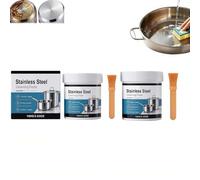 Powerful Burnt Residue Remover Paste for Cookware,100g Pot Black Cleaning Film for Pot Bottom,Stainless Steel Scratch Remover,All Purpose PotCleaner For Bottom of Pans,Surface-Friendly&Scratch-Free