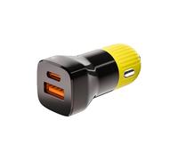 Powerful Car Charger, 50W Fast Charging Plug, 2.2 inches Phone Adapter with Multi Port, High Speed USB C, Universal Vehicle Power with Design, Rapid Automotive Charger for SUV & Truck