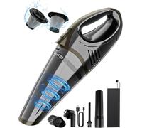 Powerful Cordless Car Vacuum Cleaner, 15000pa/10000pa 2 Speeds Mini Handheld Vacuum Cleaner With Led, Rechargeable Wet And Dry Table Vacuum Cleaner For Car And Home Cleaning