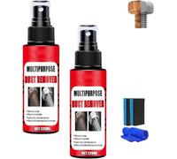 Powerful Marine Rust Remover Spray,Multi-purpose Heavy Rusts Removers Spray,Fast-Acting Oxidation Remover,Effectively Remove Rust Stains,Easy to Sprays,for Tools,Metals and Car Parts (2 Pcs)