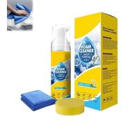 Powerful & Multipurpose Car Interior Foam Cleaner, All-Purpose Rinse-Free Foam Cleaner Spray, Deep Penetration Rich Foaming Stain Remover for Car & Home (1set)