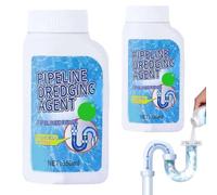 Powerful Pipe Dredging Agent for Kitchen and Toilet Pipelines, Drain Clog Remover, Delighteal Drain Cleaner, kitchen unblocker pipe cleaner Pipeline Dredging Agent (2pcs)