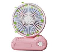 Powerful Portable Desk Fan, Rechargeable 3-Speed Small Table Cooling Fan