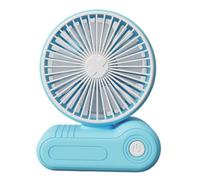 Powerful Portable Desk Fan, Rechargeable 3-Speed Small Table Cooling Fan