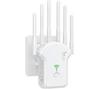 Powerful Signal Booster-WiFi Repeater and WiFi Amplifier Compatible with All Internet Boxes-Powerful WiFi Repeater for Home/Office-with Antennas