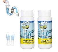 Powerful Sink and Drain Cleaner, Pipe Dredge Deodorant, Sink Drain Cleaner, for Kitchen Bathroom Toilet Pipes Dredging (2PCS)