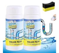 Powerful Sink & Drain Cleaner, Wild Tornado Sink and Drain Cleaner, Wild Sink and Drain Cleaner, Pipe Dredge Deodorant, for Kitchen Bathroom Toilet Shower (110g) (2)