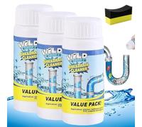 Powerful Sink & Drain Cleaner, Wild Tornado Sink and Drain Cleaner, Wild Sink and Drain Cleaner, Pipe Dredge Deodorant, for Kitchen Bathroom Toilet Shower (110g) (3)