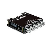 Powerful Sound Module - Audio Board for Theater Use | Aluminum Alloy with 2.1 Channel Output, Streaming Receiver Function, Compact Black Design for Home, Car Studio and Party Outdoor Speaker