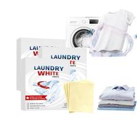Powerful Stain Remover Brightening Fabric Laundry Cleaning Sheets,Cleaning Laundry Whitening Sheets,Fast Stain Removal for Clothes and Fabrics,Safe Formula (3 Box)
