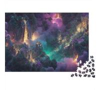 Powerful Tropical Waterfall Puzzle 1000 Pièces Jouet De Défi Adultes Et Personnes Âgées De Plus De 12 Ans Puzzle Créatif Défi Éducatif Cadeau De Décoration Intérieure 52x38cm/1000pcs
