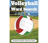 Powerful Volleyball Word Search Puzzle Book: Word Searches With Easy To Read Print About Volleyball, Rules and Coaches | 6x9 inches, 110 pages | 50+ ... … Gift for Vacations, Holidays and Game Times