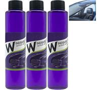 Powerful Windshield Washer Fluid, Car Windshield Cleaner Fluid, Car Glass Oil Film Removal Cleaner, Auto Glass Washer for Front, Side Window, Rear View Mirror (3pcs)