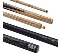 POWERGLIDE EXIOS Queue de Billard 3/4 en frêne 2 pièces 50/50 | Tige en frêne | Fût épissé à la Main | 538,6 g | Taille complète 144,8 cm | Pointe de 9,5 mm