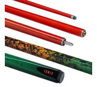 POWERGLIDE Ignis Queue de Billard Unisexe, Orange et Vert, Full Size-57
