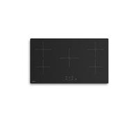 Klarstein PowerGlide Plaque Induction 5 Zones 9800W Curseur Tactile Minuterie Verre Mat Anti-Rayures Plaque Encastrable 90cm
