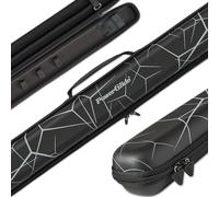 PowerGlide Svartur Étui pour Queue de Billard ou Billard Design Moderne EVA Doux au Toucher Poignée et bandoulière Intérieur en Mousse de Protection Poches pour Accessoires Compatible avec Queue de