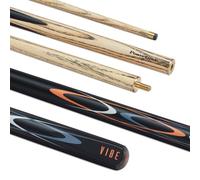 PowerGlide Vibe Queue de Billard Unisexe, Noir, Orange, Gris, Blanc, Marron, Full Size 57"