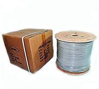 Powergreen CAB-06305-HQBU Bobine de câble UTP Cat6 Type PVC 23 Awg Rigide 305 m Pass Test Fluke