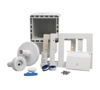 Powerhaus24 - Kit d'écumoir premium complet avec buse d'entrée, plaque d'aspiration, cadre, joint d'étanchéité à lèvres, bec à tuyau et tous les joints