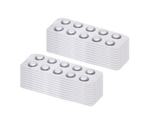 POWERHAUS24 Lot de 200 pastilles de test photomètre 2 en 1, 100 pastilles DPD 1 sans chlore et 100 pH rouge phénol - Qualité allemande - Pour PoolLAB, Scuba, PoolScan, etc.