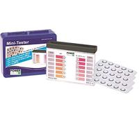 POWERHAUS24 Testeur d'eau de piscine dans une boîte en plastique solide pour le pH et l'oxygène actif, avec 40 comprimés, 20 comprimés Phenol Red et 20 comprimés DPD4