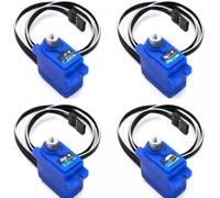 PowerHD TR4 7.4V 2.6KG, servo à Engrenages métalliques étanche, Compatible avec Les pièces de modèles de véhicules RC(4PCS)