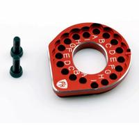 Powerhobby Support moteur en aluminium rouge Kyosho Fazer Mk2