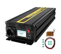 POWERinvert Onduleur 2500 W À Onde Sinusoïdale DC 12 V AC 230 V Port USB Écran LCD Télécommande pour Camping-Cars Camions Bateaux Et Urgences