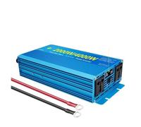 POWERinvert Onduleur Sinusoïdal Pur CC vers CA Panneau Solaire Domestique/extérieur Convertisseur Puissance Intelligent À Affichage LED Voiture 1000 W À 4000 W(B 12V220V 4000W Peak)