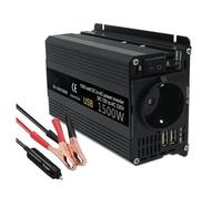 POWERinvert Onduleur Voiture 50Hz DC12V vers AC220V Convertisseur Puissance 1500W/2000W/4000W Adaptateur Charge Extérieur Appareil Photo/téléphone(1500W Peak A)