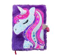powerking Journal Intime Enfants,Licorne Journal Intime Fille et Cahier d'école avec Cadenas(Licorne)