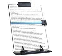 powerking Porte - documents porte - papier avec 7 positions réglables pour la lecture de lettres A4, livres, reçus, partitions, manuels lorsque vous tapez